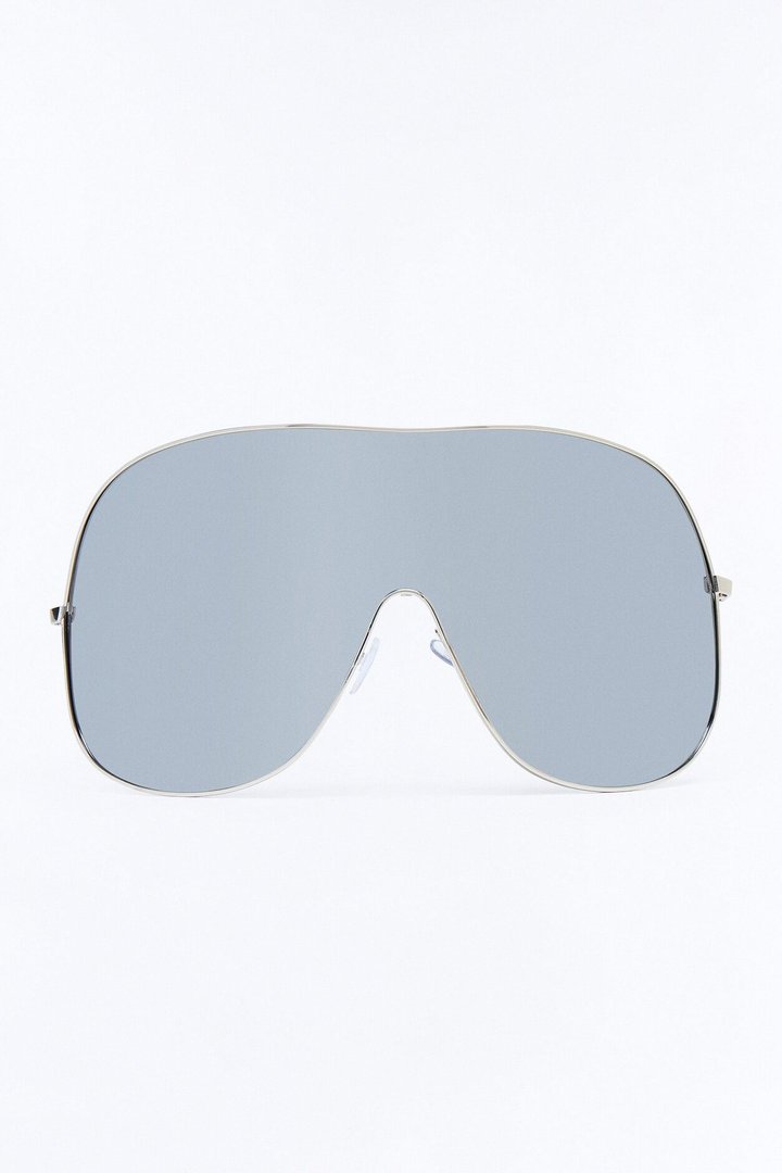 Can't See You Anymore Sunglasses - Silver