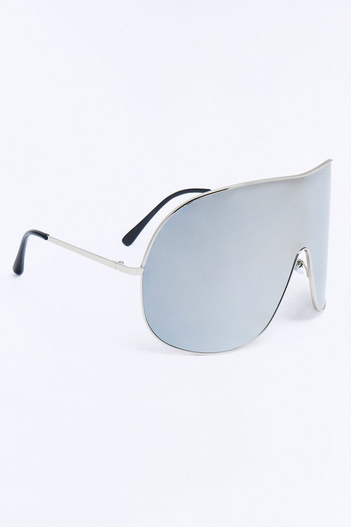 Can't See You Anymore Sunglasses - Silver