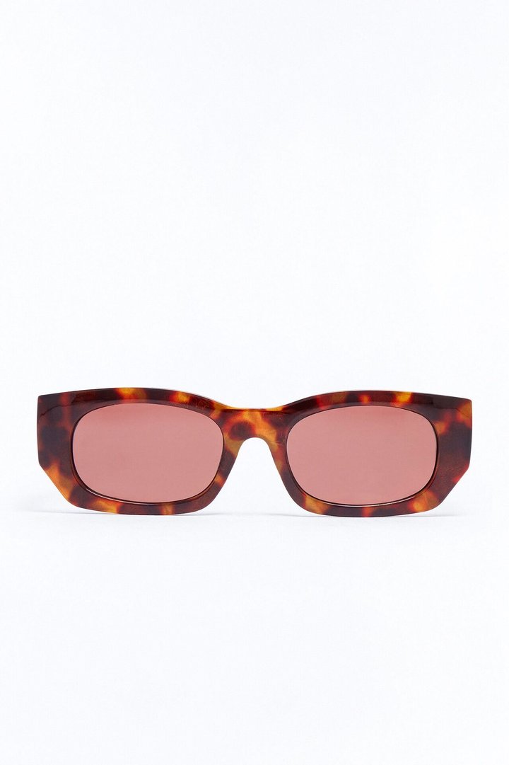 One Of Many Sunglasses - Tortoise/Red
