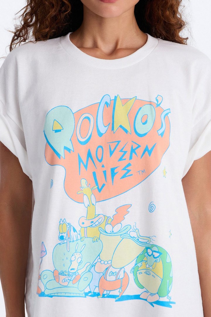 Rocko's Modern Life Tee - White