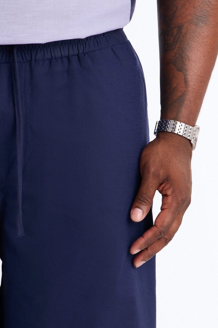 Basic Color Block Relaxed Short - Purple/combo