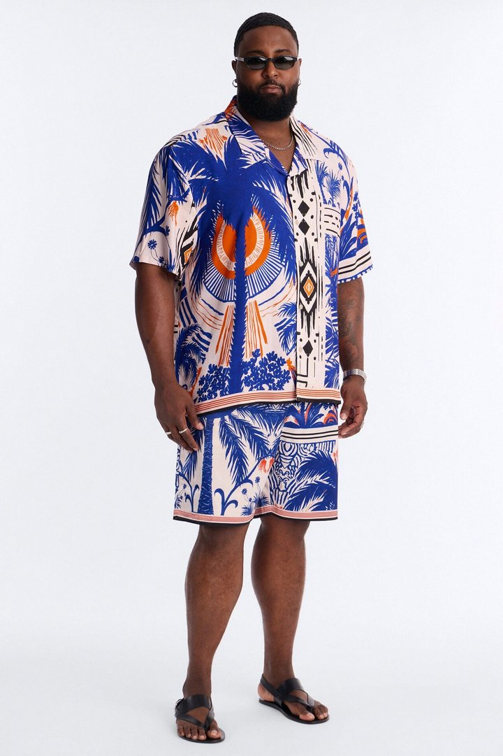 Monaco Palms Shorts - Navy