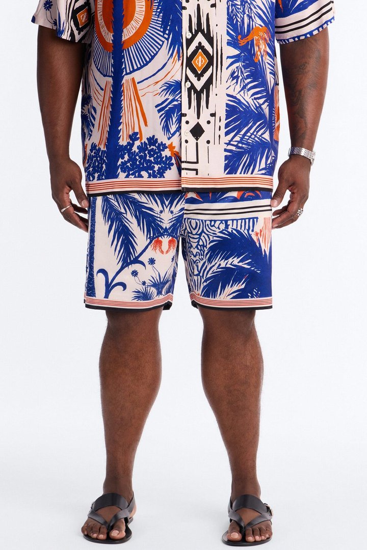 Monaco Palms Shorts - Navy