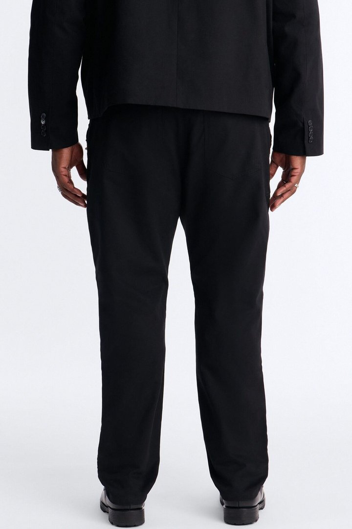 Slim Lattice Luxe Pearl Pant - Black