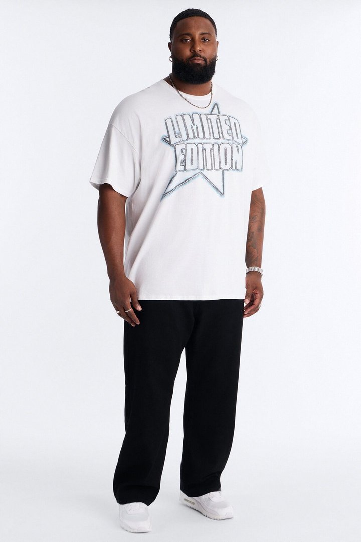 Limited Edition Oversized Short Sleeve Tee - White