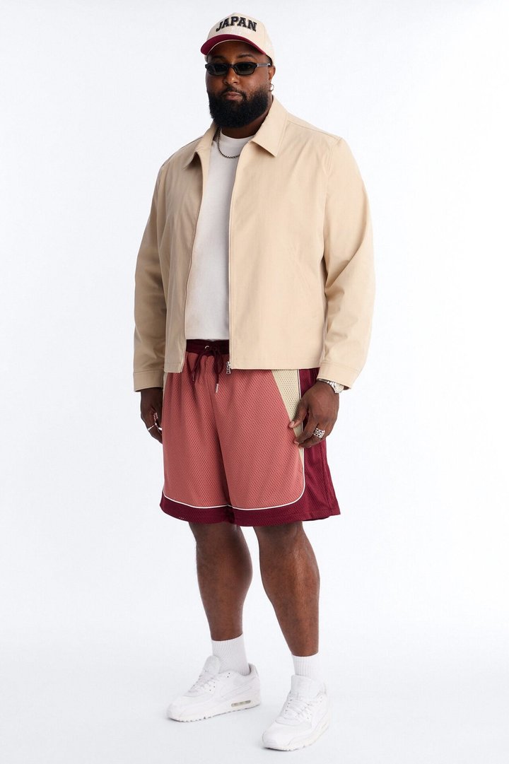 Marcello Relaxed Mesh Short - Pink/combo