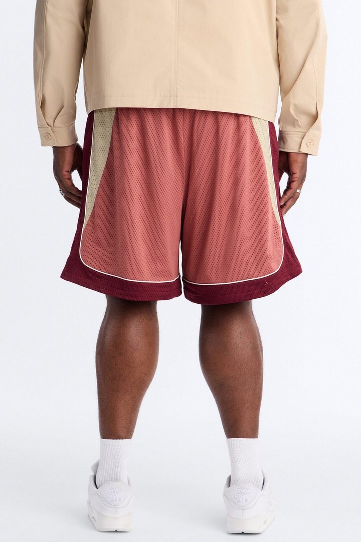 Marcello Relaxed Mesh Short - Pink/combo