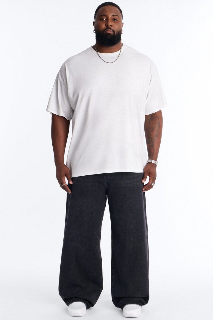 The Dirty Wash Oversized Tee - Off White