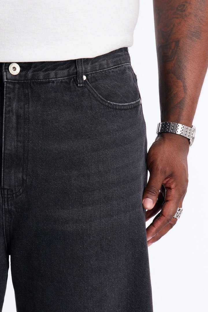 Clean Baggy 5 Pocket Jean - Black Wash