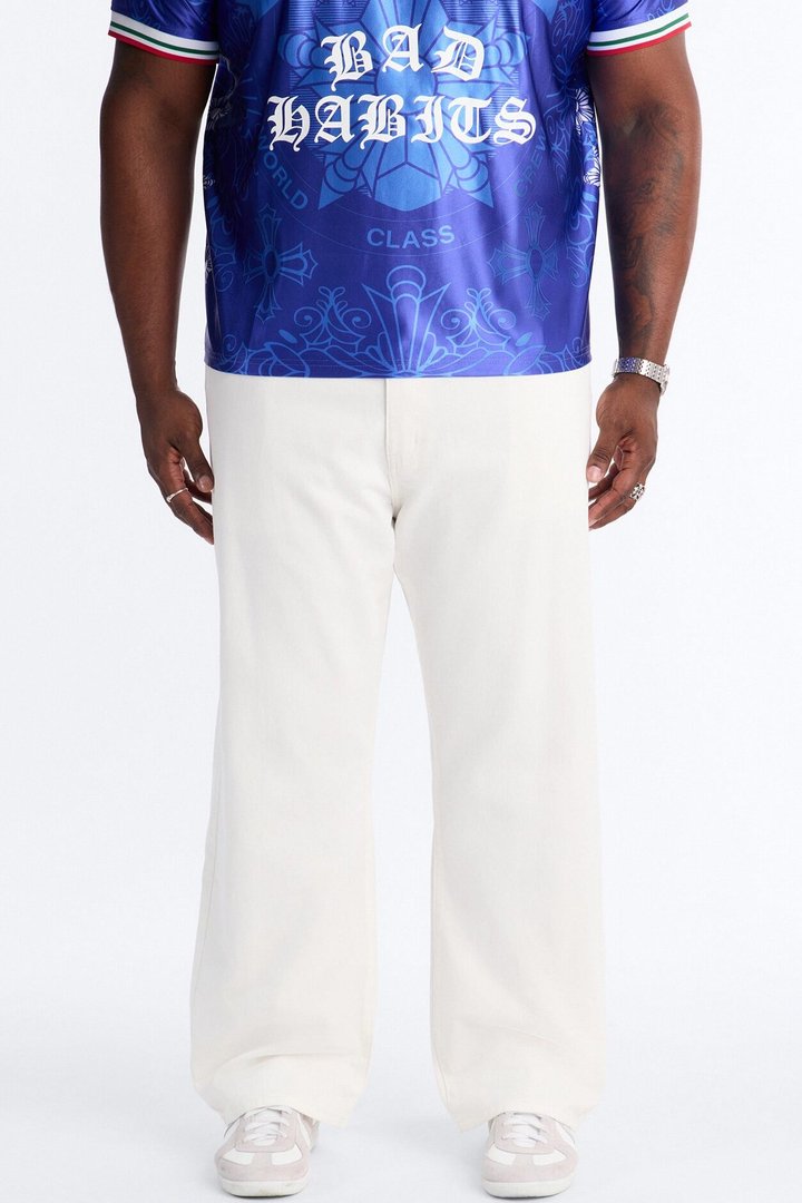 The Staple Baggy Jean - White
