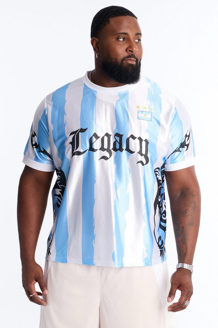 GOAT Legacy 10 Soccer Jersey - White