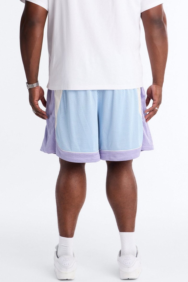 Marcello Relaxed Mesh Short - Purple/combo