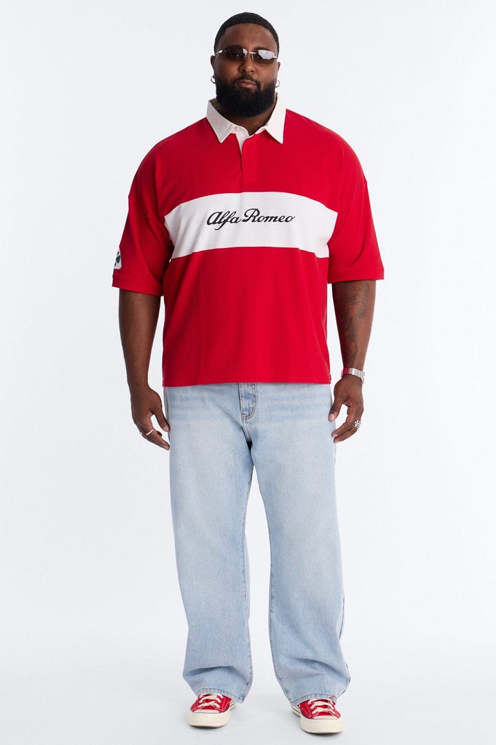 Alfa Romeo Short Sleeve Polo - Red