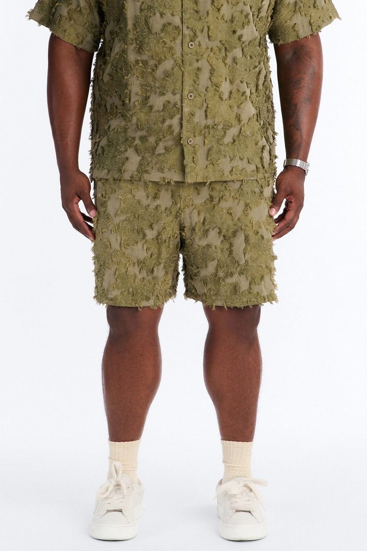 Relaxed Sandworm Dune Short - Olive