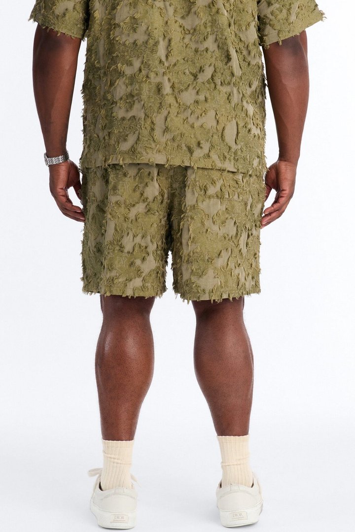 Relaxed Sandworm Dune Short - Olive