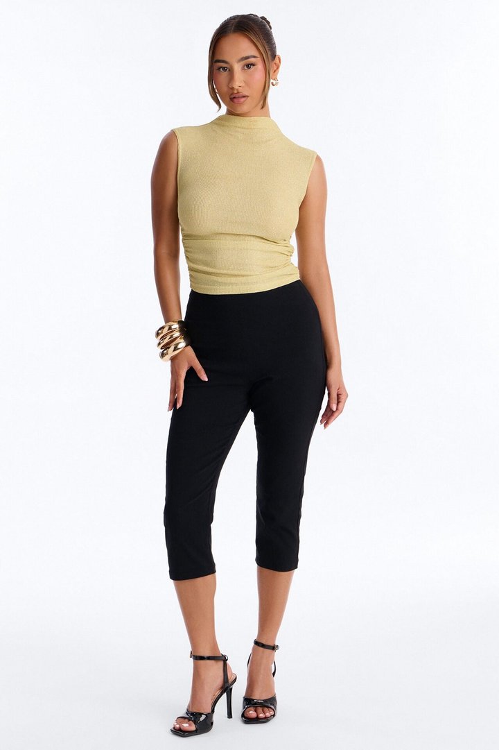 Gabby Square Toe Heels - Black