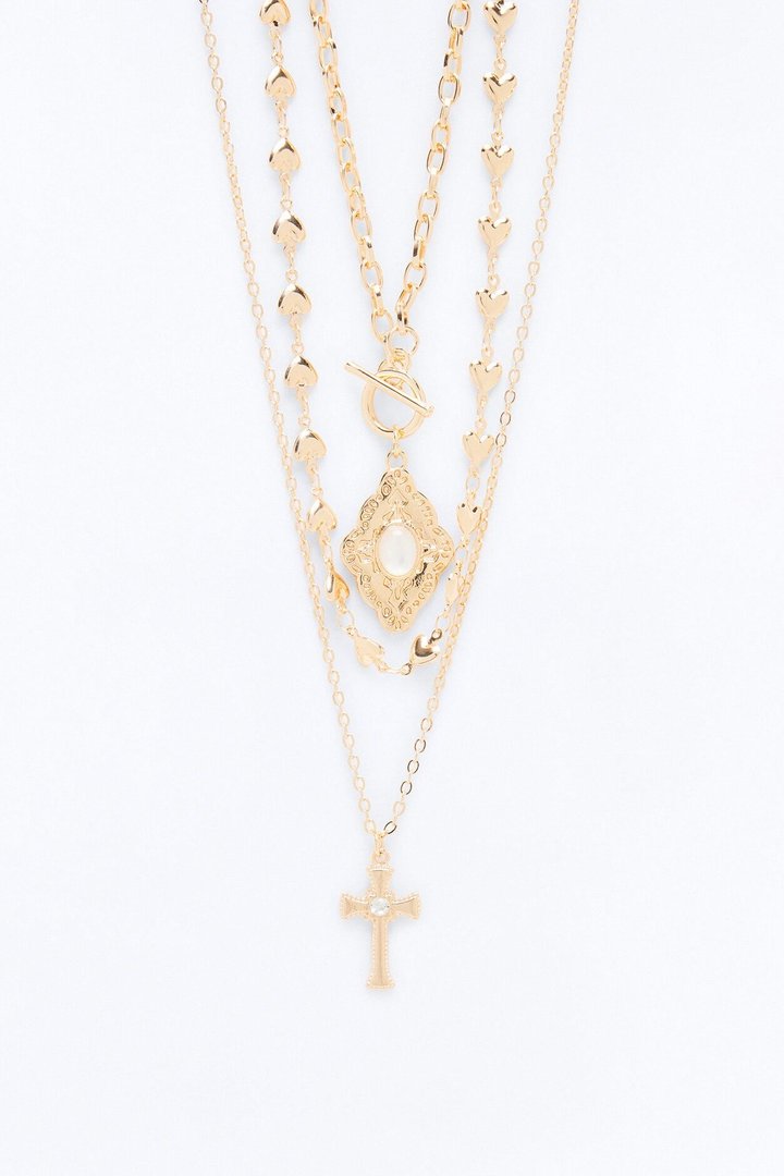 If I Was Yours Layered Necklace - Gold