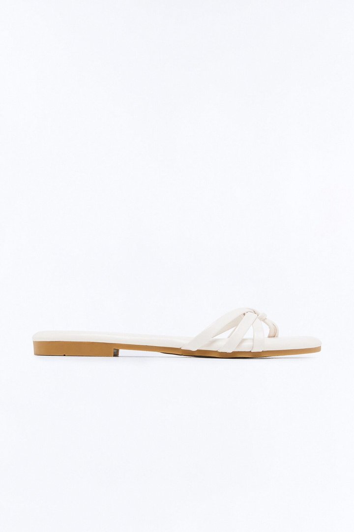 Khana Flip Flops - Ivory