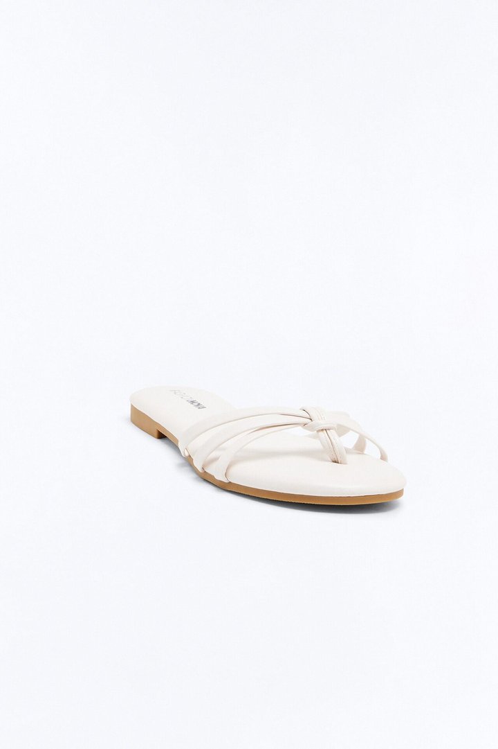 Khana Flip Flops - Ivory