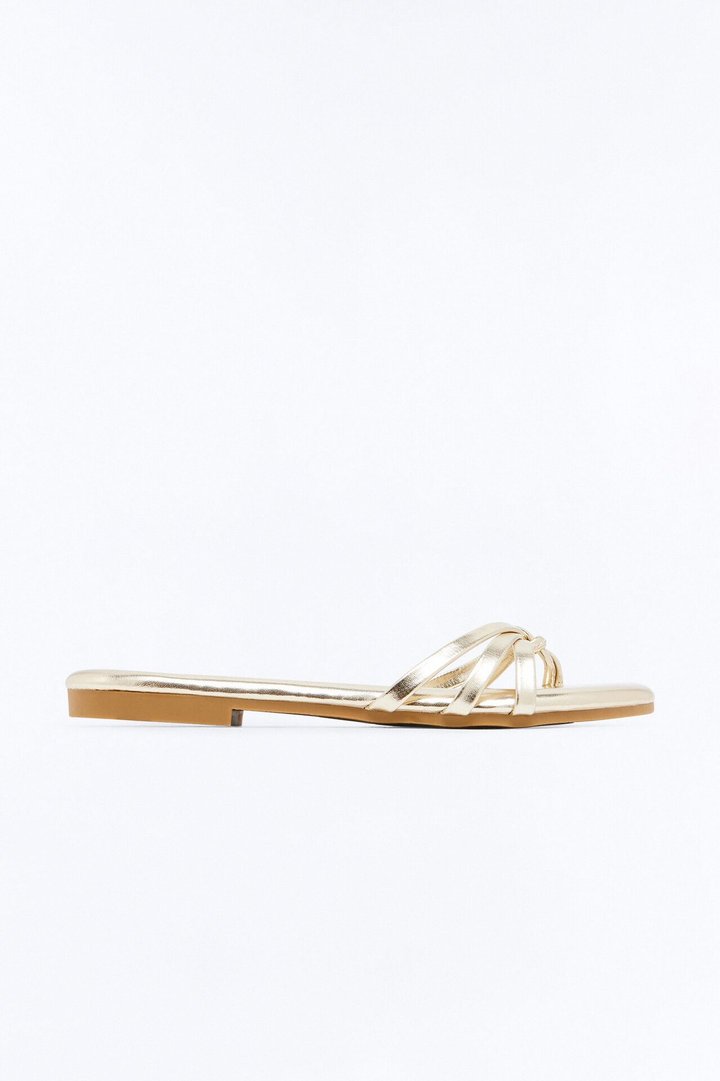 Khana Flip Flops - Gold