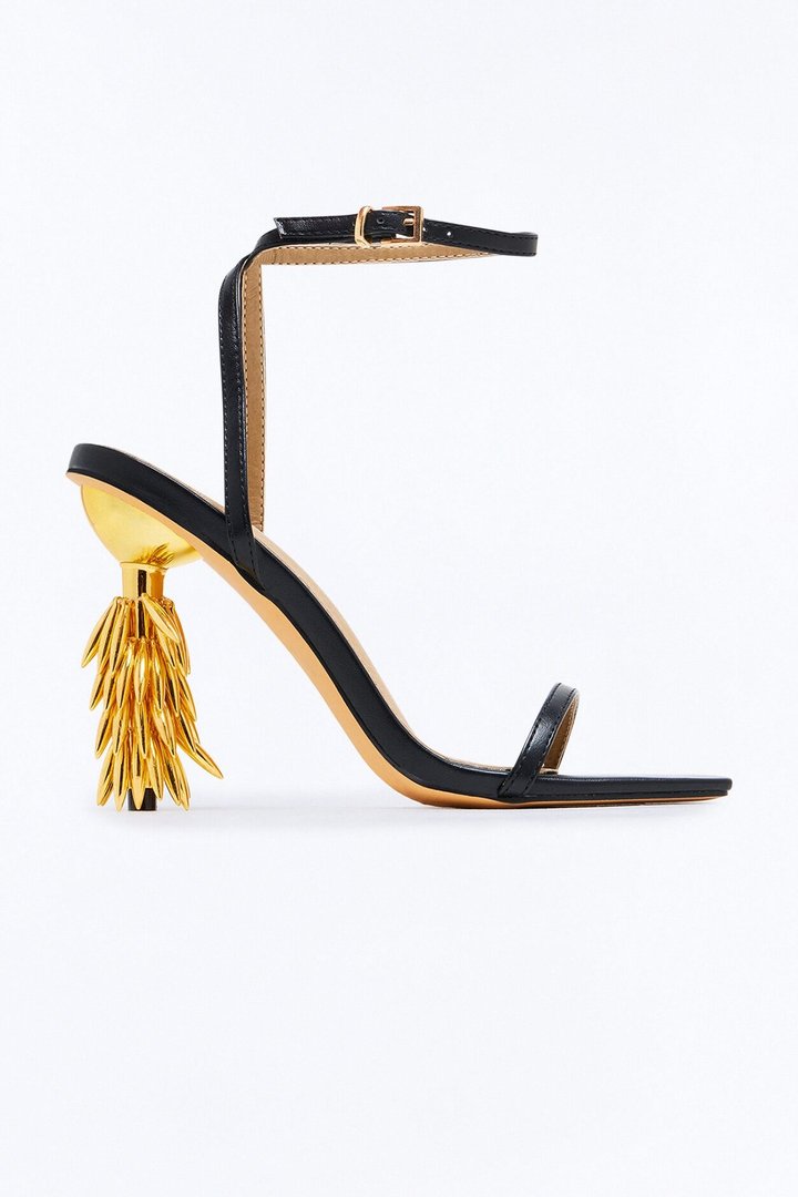 Tazzle Novelty Heels - Black