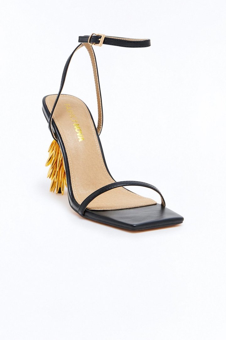 Tazzle Novelty Heels - Black