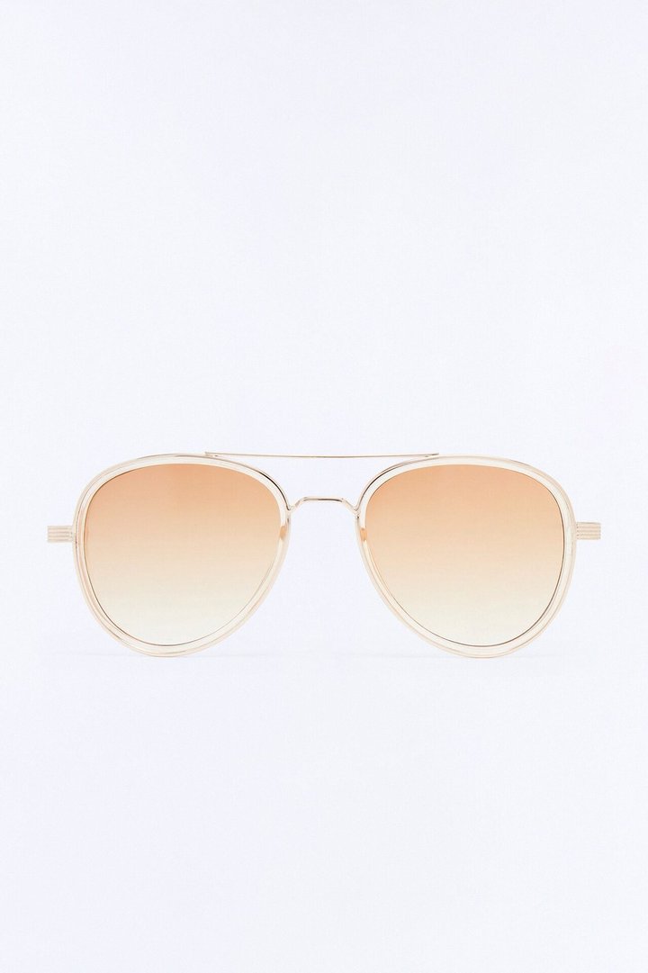 Pilot Princess Sunglasses - Beige/Brown