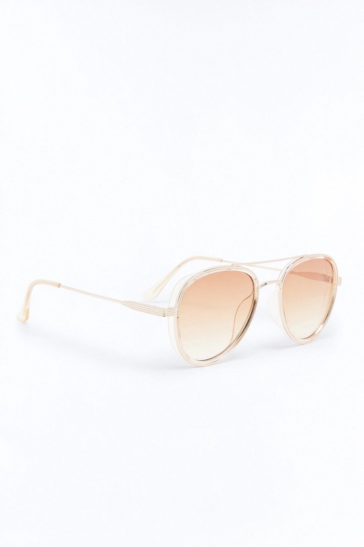 Pilot Princess Sunglasses - Beige/Brown