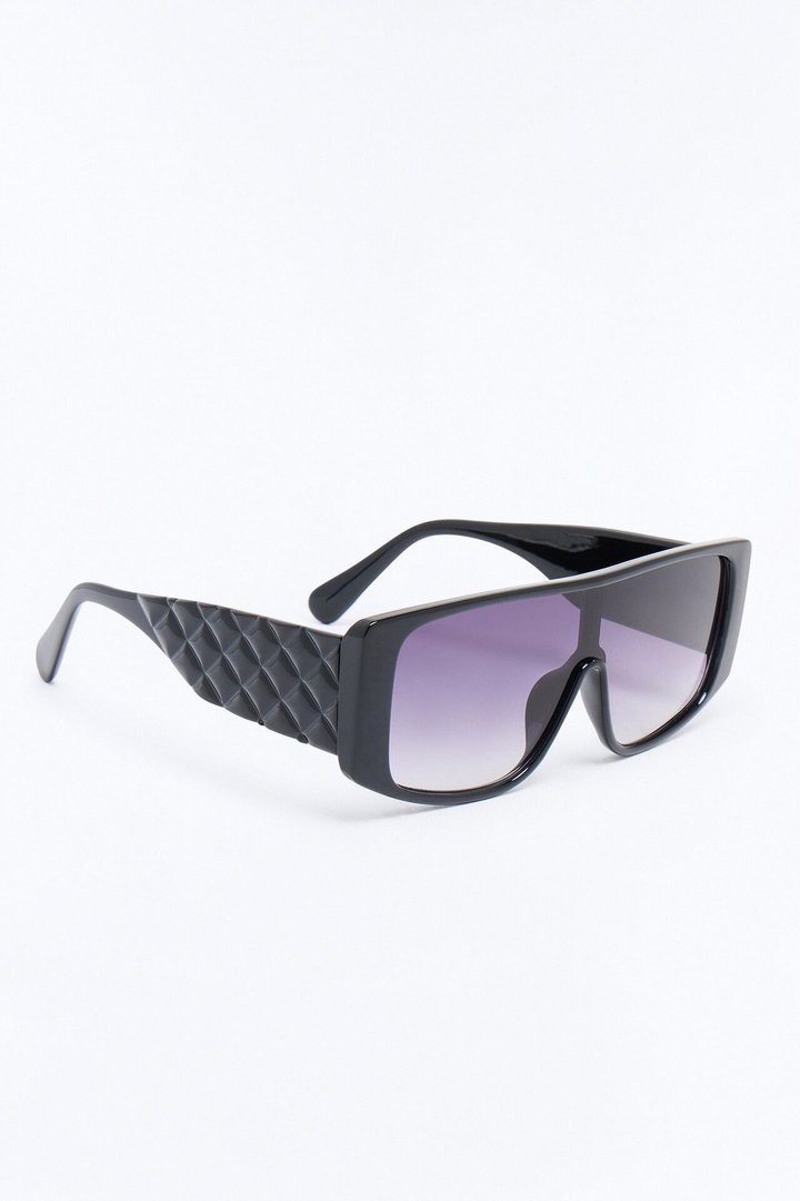 Quilted With Class Sunglasses - Black