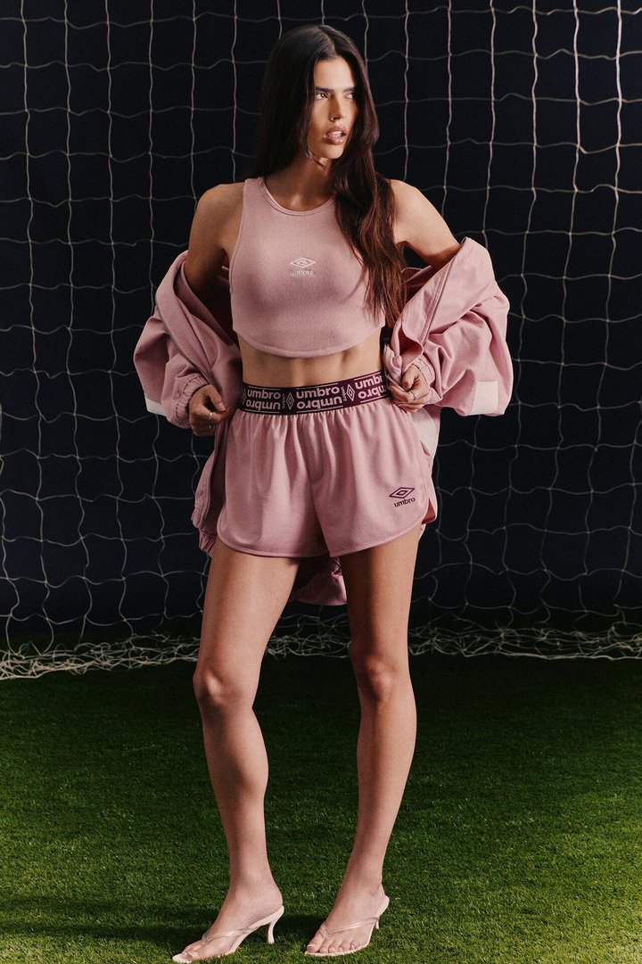 Umbro Ribbed Crop Tank - Pink
