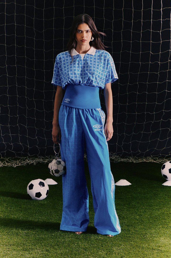 Umbro Rib Fitted Waist Jersey - Blue