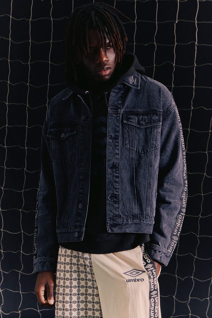 Umbro Classic Denim Trucker Jacket - Black Wash