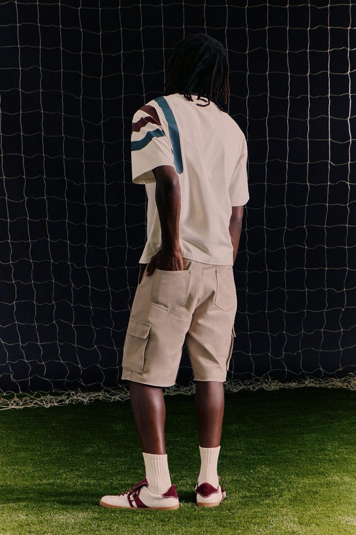 Umbro Large Logo Short Sleeve Tee - Cream/combo