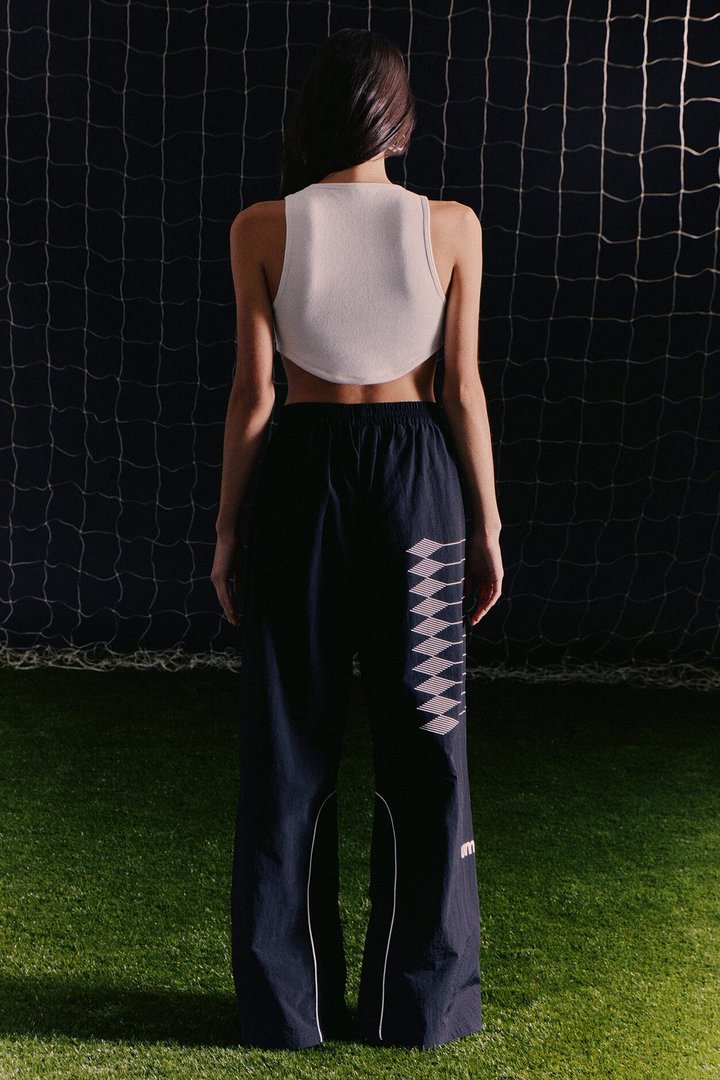 Umbro Windbreaker Wide Leg Pants - Black