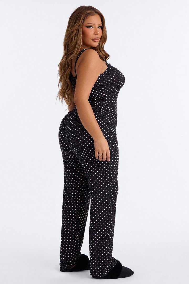 Every Moment 2pc PJ Pant Set - Black/combo