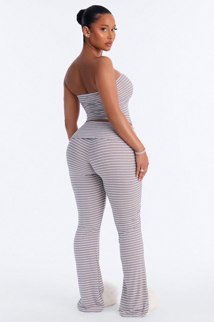 Under The Moonlight 2pc PJ Pant Set - Heather Grey