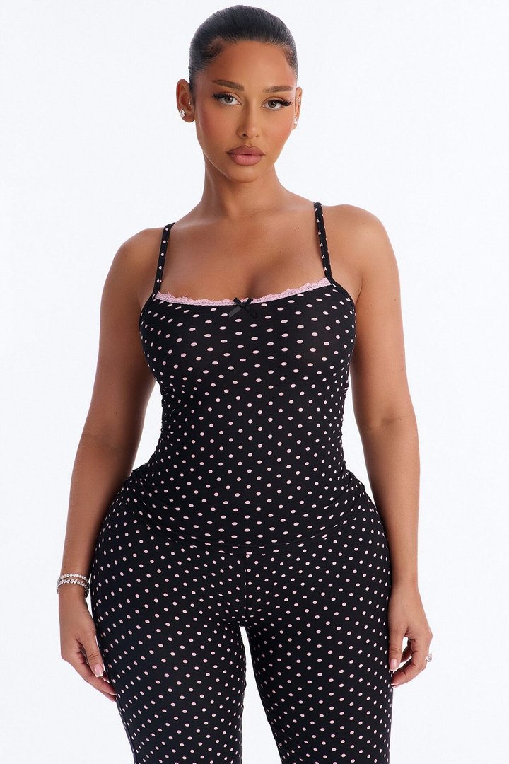 Every Moment 2pc PJ Pant Set - Black/combo