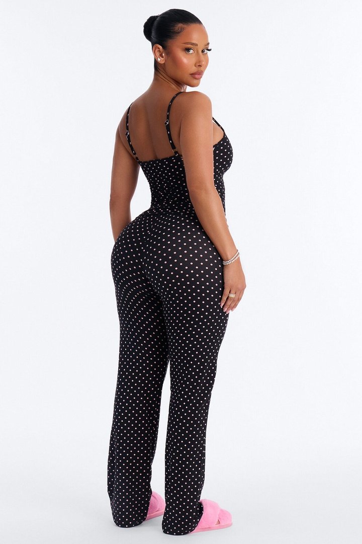 Every Moment 2pc PJ Pant Set - Black/combo
