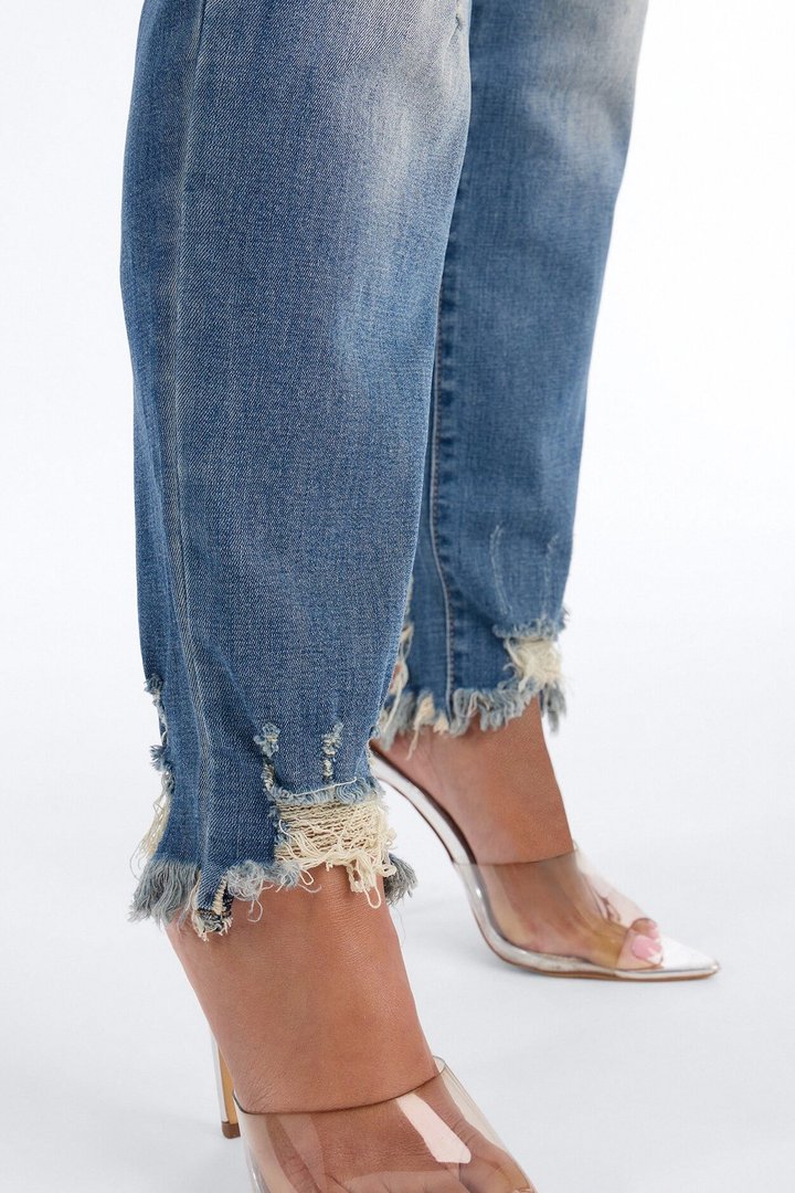 Redondo Ripped Stretch Skinny Jeans - Dark Wash