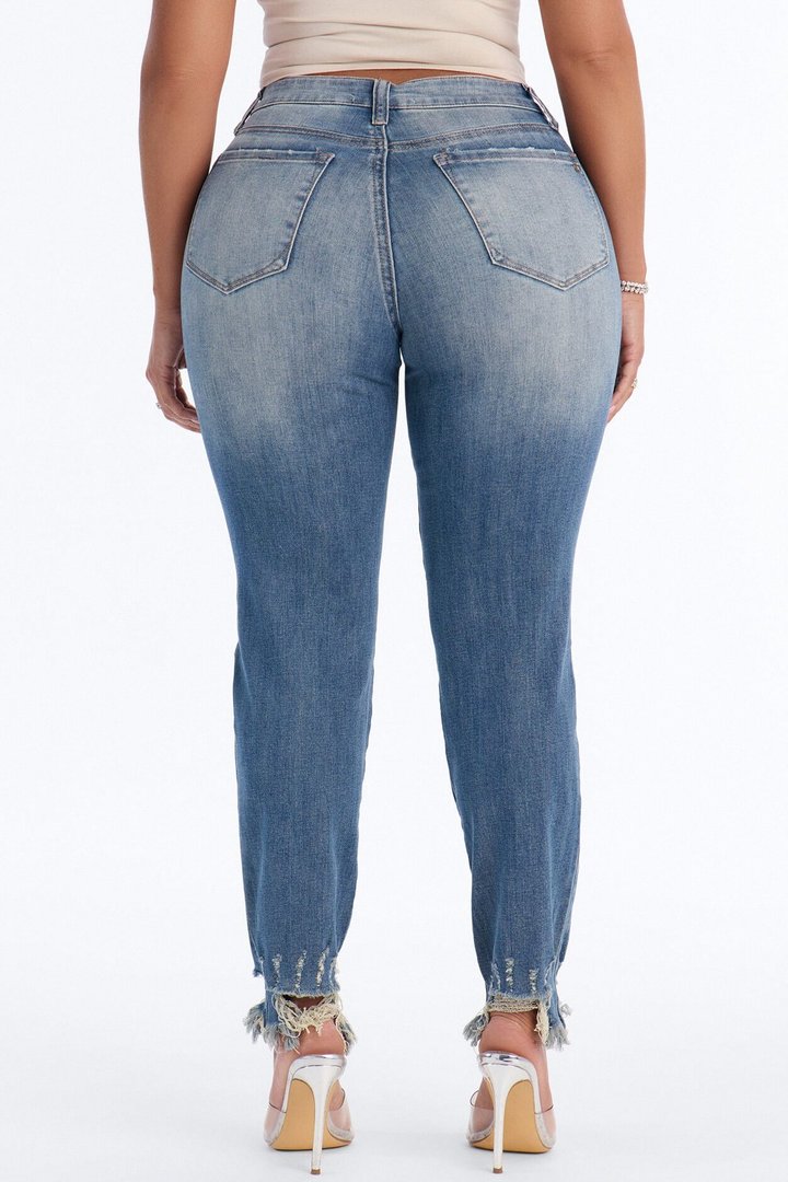 Redondo Ripped Stretch Skinny Jeans - Dark Wash