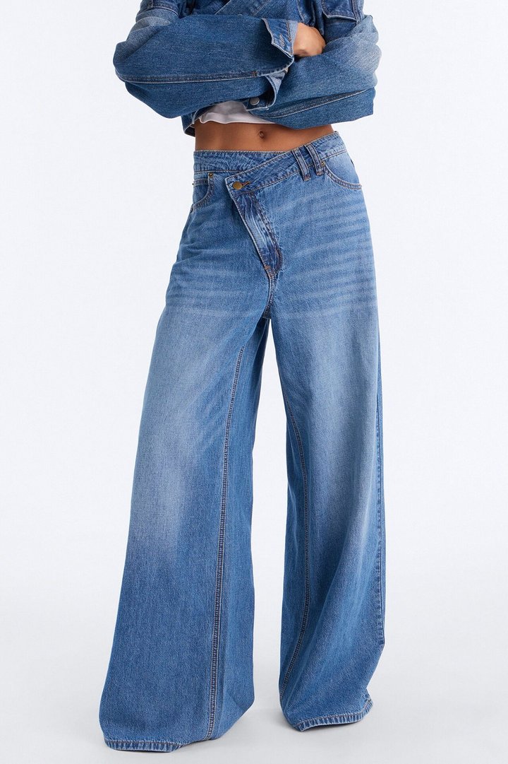 Capistrano Crossover Linen Blend Jeans - Dark Wash