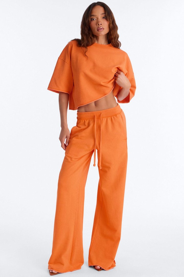 Strollin' Around Pant Set - Orange