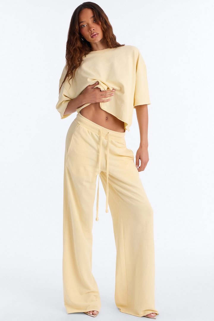 Strollin' Around Pant Set - Yellow