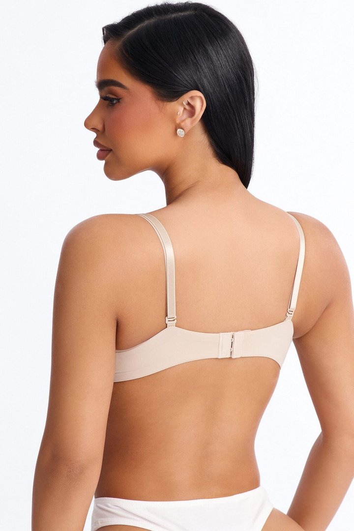 Flexible Fit Extreme Push Up Bra - Stone