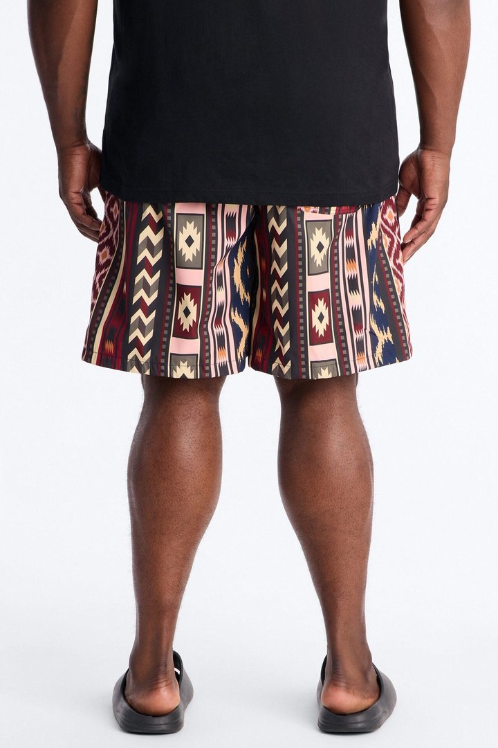 Tiki Current Swim Trunk 7″ - Multi Color