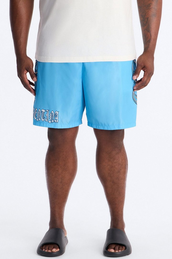 Argentina Circuit Velocity Swim Trunk 7″ - Blue/combo