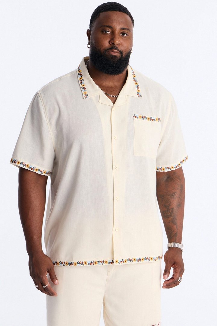 A Life In Balance Button Up Shirt - White
