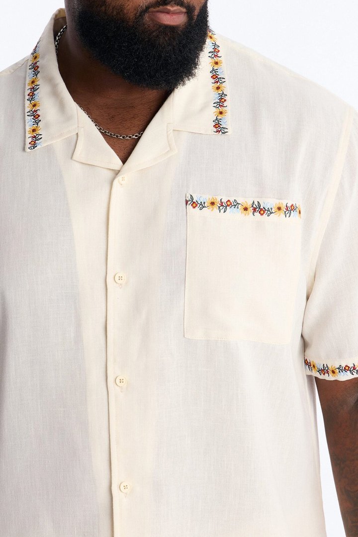 A Life In Balance Button Up Shirt - White