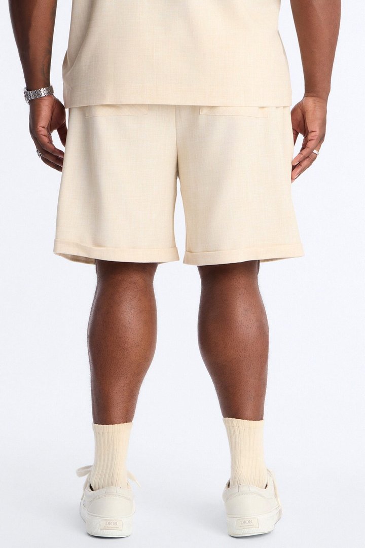 Sorrento Relaxed Trouser Short - Tan