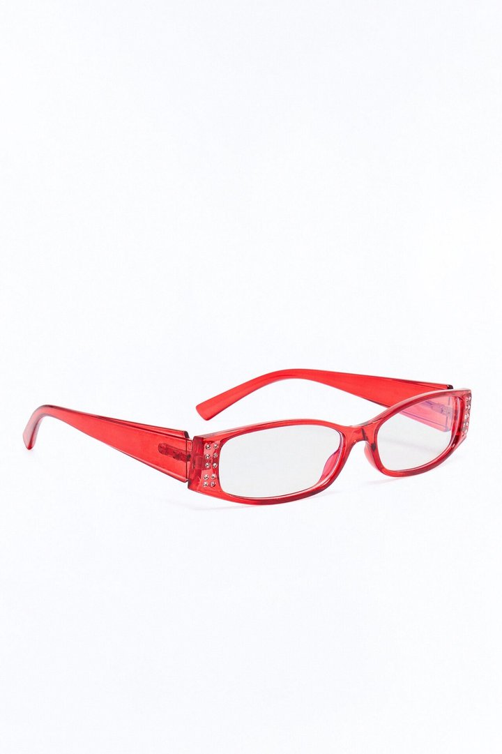 Texting Bae Blue Light Glasses - Red